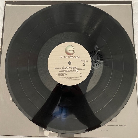 Whoopi Goldberg-Original Broadway Show Recording Geffen Records- GHS24065- 1985 - Picture 8 of 9